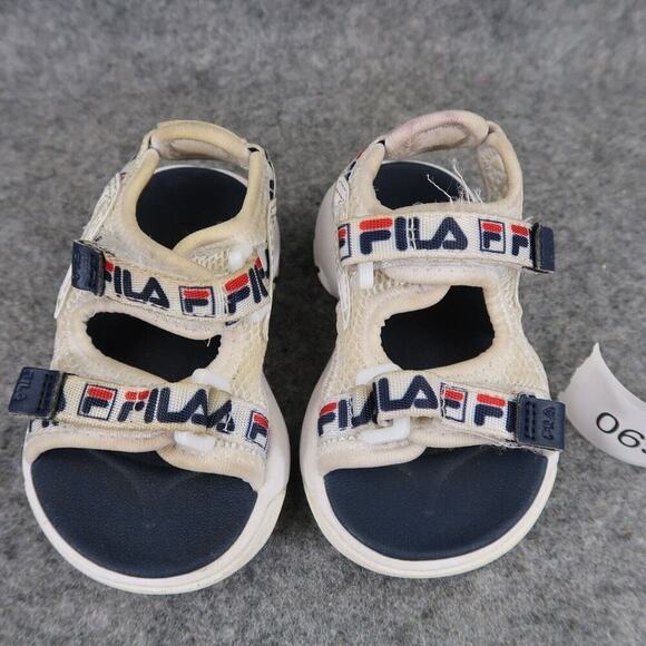 Fila Shoes Baby 5 Sandals Disruptor Strappy Logo Active Y2k 90s Toddler Sporty - Picture 4 of 12
